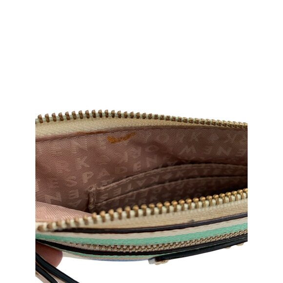 Women’s Kate Spade Mini Hand Wallet with color stripes - Picture 6 of 6